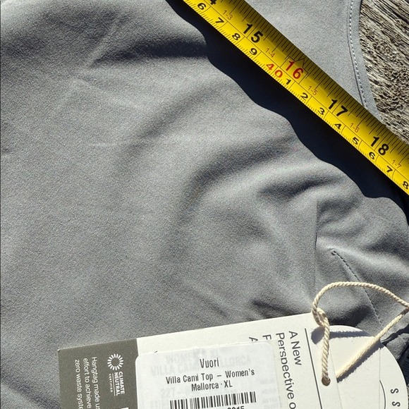 VUORI WOMEN'S VILLA CAMI MALLORCA grey NWT SIZE XL - Picture 4 of 5